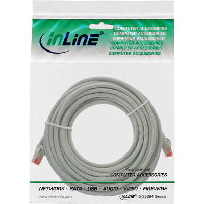 InLine® Patchkabel, S/FTP (PiMf), Cat.6, 250MHz, PVC, Kupfer, grau, 7,5m (Produktbild 11)