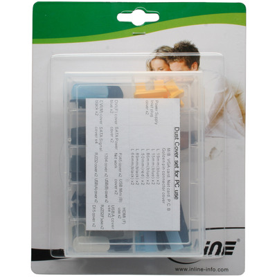 InLine® Staubschutz-Set, für Computer-Schnittstellen, 44-teilig (Produktbild 3)