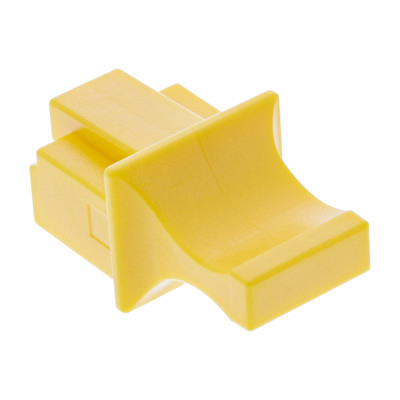 InLine® Staubschutz, für RJ45 Buchse gelb 10er Blister (Produktbild 2)
