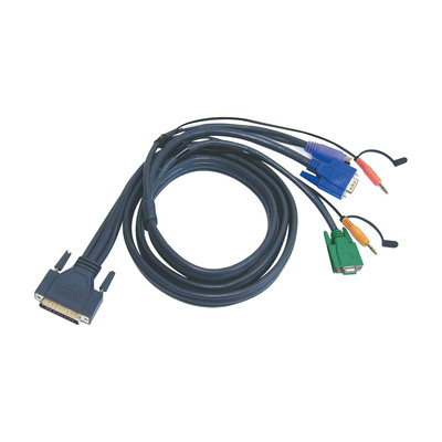 ATEN 2L-1701P KVM Kabelsatz, VGA, PS/2, Audio, Länge 1,8m (Produktbild 1)