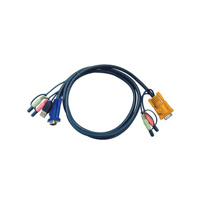 ATEN 2L-5302U KVM Kabelsatz, VGA, USB, Audio, Länge 1,8m (Produktbild 1)