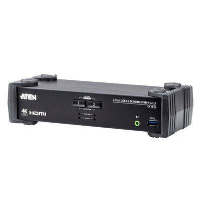 ATEN CS1822 KVMP-Switch 2-fach, 4K HDMI, USB 3.0, Audio (Produktbild 1)