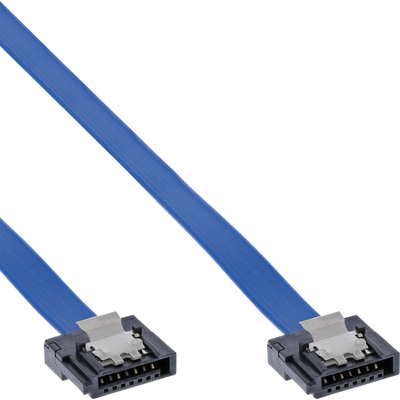 InLine® SATA 6Gb/s Anschlusskabel klein, mit Sicherheitslasche, 0,5m (Produktbild 1)