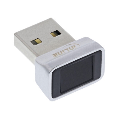 InLine® USB Fingerabdruck Scanner, Windows Hello kompatibel (Produktbild 1)