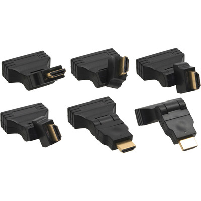 InLine® HDMI-DVI Adapter, 19pol Stecker auf 24+1 Buchse, mit 180° Winkel (Produktbild 2)