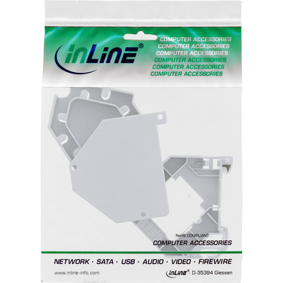 InLine® Keystone SNAP-In LWL Keystone Modulhalter, 1-fach für Hutschiene  (Produktbild 5)
