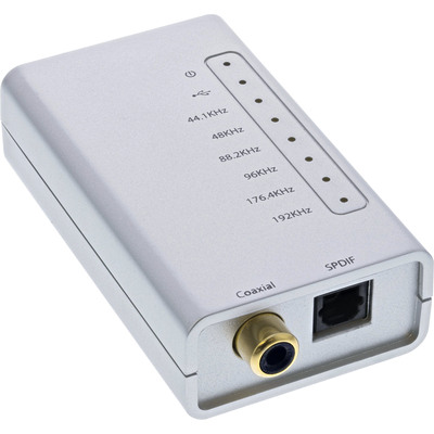 InLine® USB HD Audio Adapter, USB Hi-Fi  zu Digital Coax/Toslink/I2S Konverter (Produktbild 2)