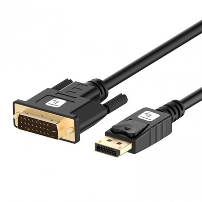 DisplayPort 1.2 auf DVI Kabel, Full HD -- passiv, schwarz, 2 m