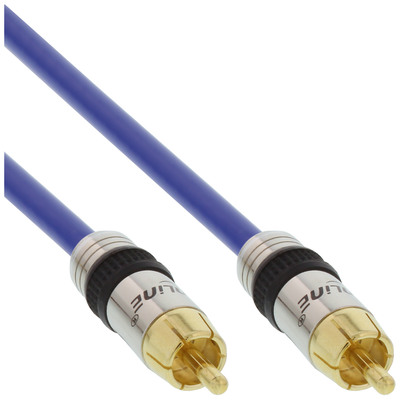 InLine® Cinch Kabel AUDIO, PREMIUM, 1x Cinch Stecker / Stecker, 1m (Produktbild 1)