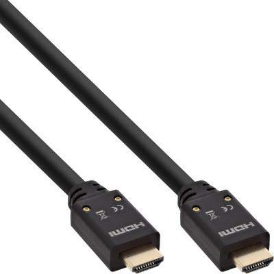 InLine® HDMI Aktiv-Kabel, HDMI-High Speed mit Ethernet, 4K2K, ST/ST, 10m (Produktbild 1)