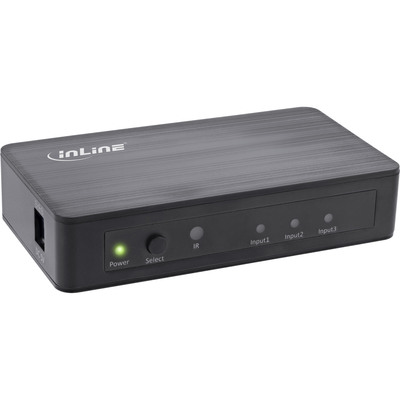 InLine® HDMI Switch, 3-fach, 4K2K@60Hz, HDCP 2.2 (Produktbild 1)