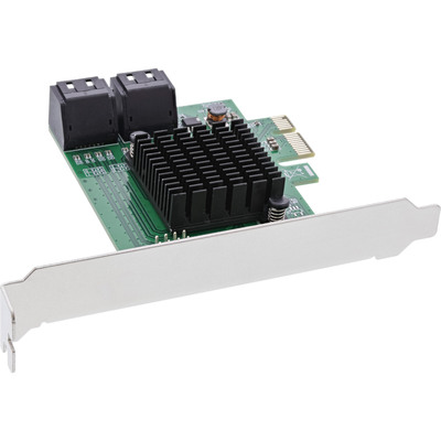 InLine® Schnittstellenkarte, 4x SATA 6Gb/s Controller, PCIe 2.0 (PCI-Express) (Produktbild 1)