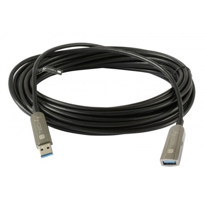 USB3.0 AOC Kabel, A-A, St-Bu.,Schwarz 10 -- m
