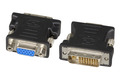 DVI 24+5 / VGA Adapter, DVI-A 24+5 St. auf HD15 Bu. - Artikel-Nr: EB460