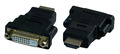 HDMI/DVI Adapter St/Bu, HDMI-Stecker/DVI 24+1-Buchse - Artikel-Nr: EB470V2