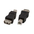 USB2.0-Adapter, Buchse A - Stecker B, schwarz - Artikel-Nr: EB443