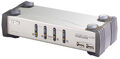 4-Port KVM-Switch USB-Audio 2xUSB2.0 HUB, OSD, Kabelset - Artikel-Nr: CS-1734B