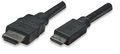 HDMI Kabel High Speed mit Ethernet und Mini HDMI Schwarz 3 m - Artikel-Nr: ICOC-HDMI-B-025