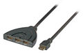 HDMIÂ™ Kabel-Switch 3-Port,unterstützt 3D/1080p, HDCP - Artikel-Nr: ME1008