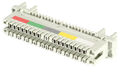 LSA-Anschlussleiste 2/10 zu 10DA für Rundstangenmontage, mit Farbcode - Artikel-Nr: 46006.2F