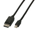 Mini DisplayPort Â– DisplayPort Kabel, St-St, 1m, schwarz - Artikel-Nr: K5565SW.1