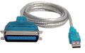 USB-Parallel IEEE1284B,aktiv, USB A - C36, St.-St., 1,8m - Artikel-Nr: K5308P.1,8