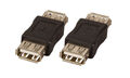 USB2.0-Adapter, Buchse A - Buchse A - Artikel-Nr: EB442