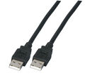 USB2.0 Anschlusskabel A-A, St.-St., 0,5m, LSZH - Artikel-Nr: K5204.0,5