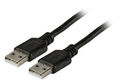 USB2.0 Anschlusskabel A-A, St.-St., 0,5m, schwarz Classic - Artikel-Nr: K5253SW.0,5