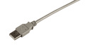 USB2.0 Anschlusskabel A-A, St.-St., 1,0m, grau, Classic  - Artikel-Nr: K5253.1